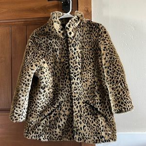 Fuzzy Cheetah Coat